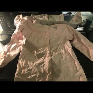 Light Pink NorthFace Jacket